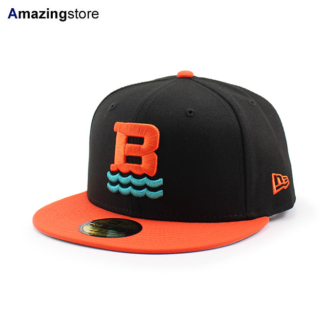 ニューエラ キャップ 59FIFTY チェサピーク ベイソックス MiLB ON-FIELD AUTHENTIC ROAD FITTED CAP BLACK