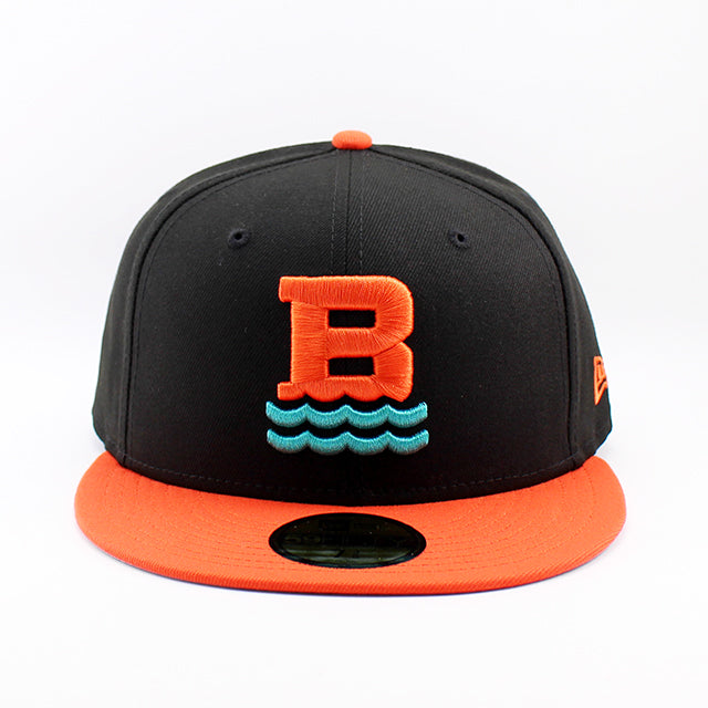 ニューエラ キャップ 59FIFTY チェサピーク ベイソックス MiLB ON-FIELD AUTHENTIC ROAD FITTED CAP BLACK