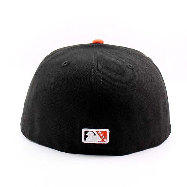 ニューエラ キャップ 59FIFTY チェサピーク ベイソックス MiLB ON-FIELD AUTHENTIC ROAD FITTED CAP BLACK