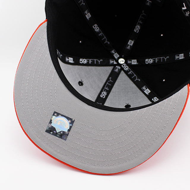 ニューエラ キャップ 59FIFTY チェサピーク ベイソックス MiLB ON-FIELD AUTHENTIC ROAD FITTED CAP BLACK