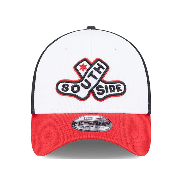 シティコネクト ニューエラ キャップ 39THIRTY シカゴ ホワイトソックス MLB CITY CONNECT BATTING PRACTICE BP FLEX FIT CAP BLACK-RED-WHITE