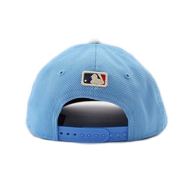 シティコネクト ニューエラ 9FORTY M-CROWN スナップバック ロサンゼルス ドジャース 2025 MLB CITY CONNECT BATTING PRACTICE BP SNAPBACK CAP BLUE