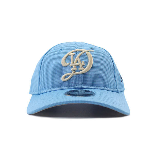 子供用 シティコネクト ニューエラ 9FORTY M-CROWN スナップバック ロサンゼルス ドジャース TODDER 2025 MLB CITY CONNECT BATTING PRACTICE BP SNAPBACK CAP BLUE