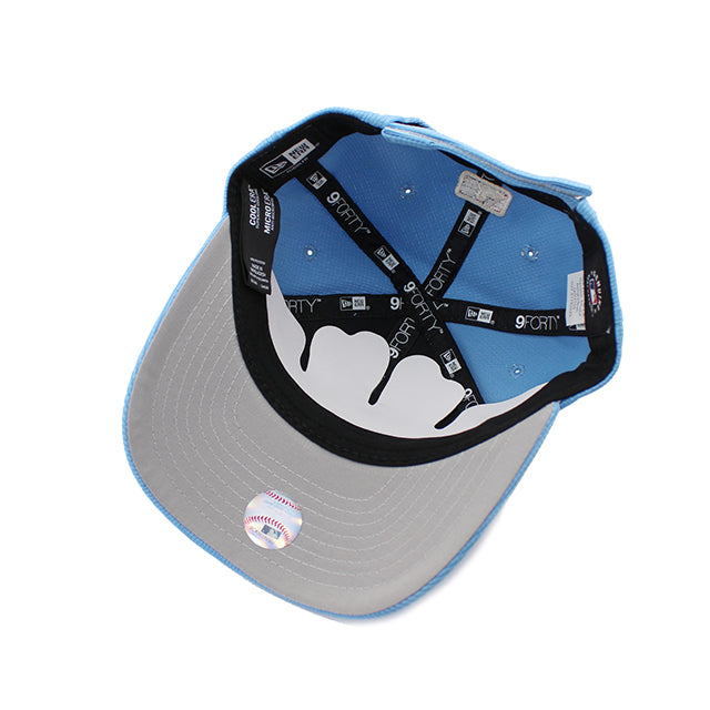 子供用 シティコネクト ニューエラ 9FORTY M-CROWN スナップバック ロサンゼルス ドジャース TODDER 2025 MLB CITY CONNECT BATTING PRACTICE BP SNAPBACK CAP BLUE