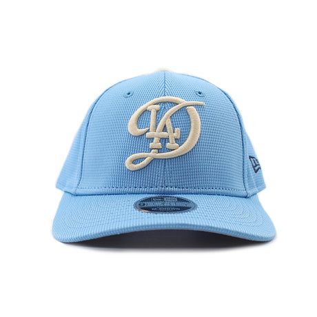 子供用 シティコネクト ニューエラ 9FORTY M-CROWN スナップバック ロサンゼルス ドジャース YOUTH 2025 MLB CITY CONNECT BATTING PRACTICE BP SNAPBACK CAP BLUE