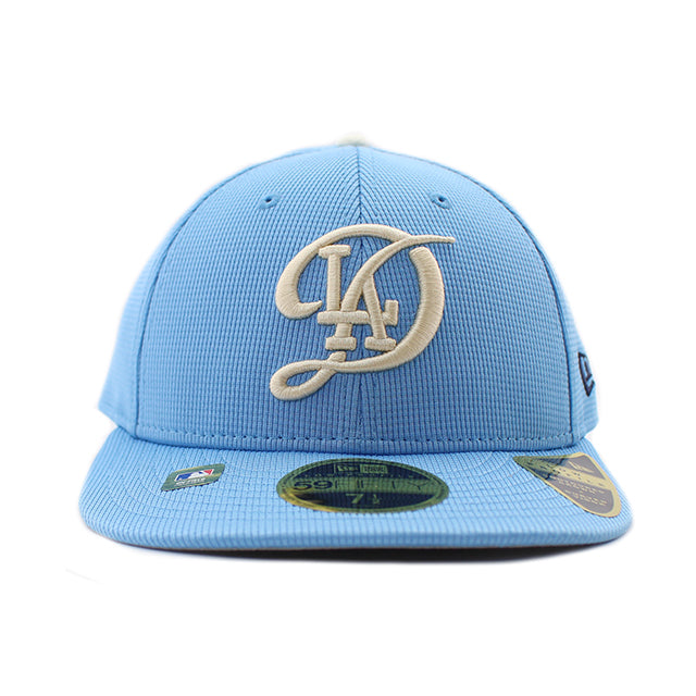 シティコネクト ニューエラ キャップ LP 59FIFTY ロサンゼルス ドジャース 2025 MLB CITY CONNECT BATTING PRACTICE BP LC LOW CROWN FITTED CAP BLUE