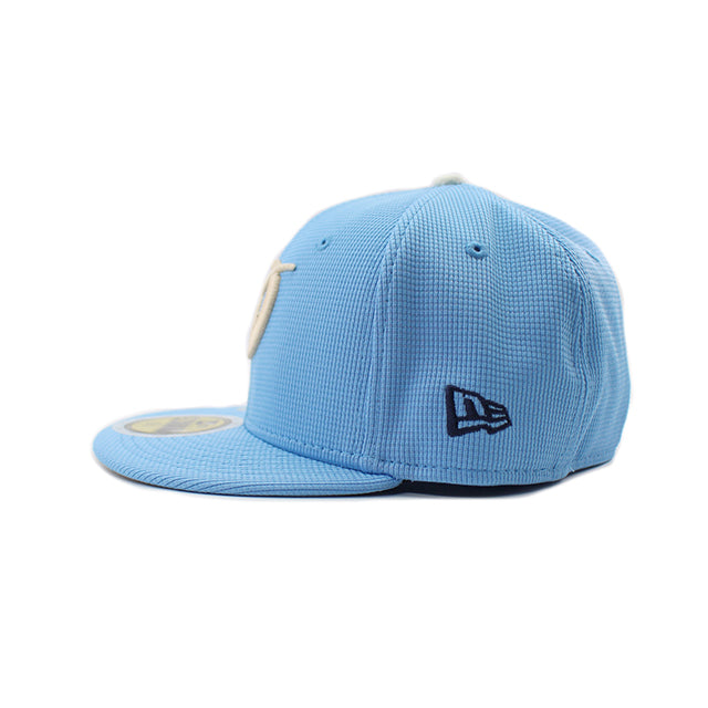 子供用 シティコネクト ニューエラ キャップ 59FIFTY ロサンゼルス ドジャース YOUTH 2025 MLB CITY CONNECT BATTING PRACTICE BP FITTED CAP BLUE