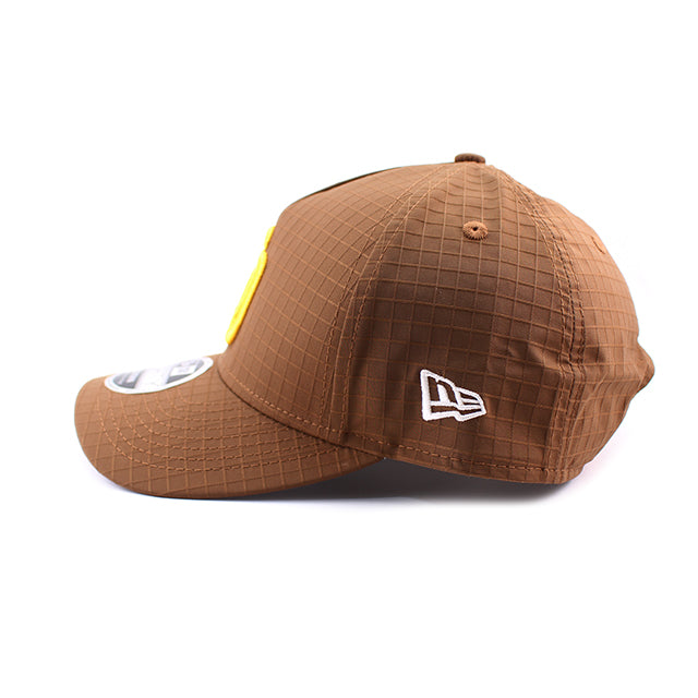 ニューエラ 9FORTY M-CROWN スナップバック サンディエゴ パドレス MLB RIPSTOP SOFT SNAPBACK CAP BROWN