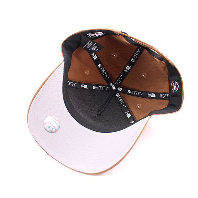 ニューエラ 9FORTY M-CROWN スナップバック サンディエゴ パドレス MLB RIPSTOP SOFT SNAPBACK CAP BROWN