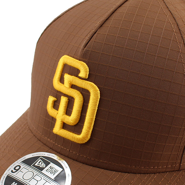 ニューエラ 9FORTY M-CROWN スナップバック サンディエゴ パドレス MLB RIPSTOP SOFT SNAPBACK CAP BROWN