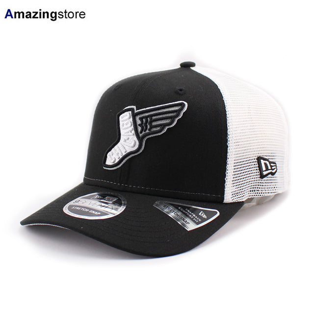 シティコネクト ニューエラ キャップ 9SEVENTY シカゴ ホワイトソックス MLB CITY CONNECT MESH STRETCH SNAPBACK CAP BLACK