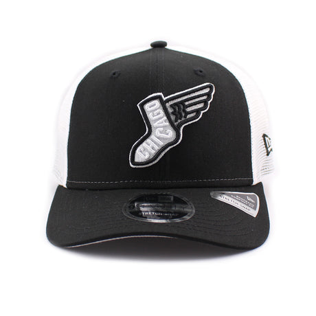 シティコネクト ニューエラ キャップ 9SEVENTY シカゴ ホワイトソックス MLB CITY CONNECT MESH STRETCH SNAPBACK CAP BLACK