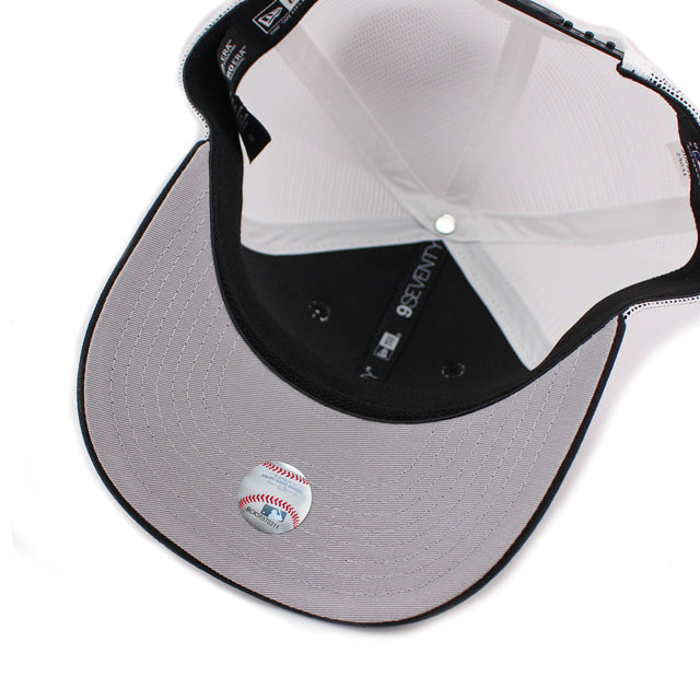 シティコネクト ニューエラ キャップ 9SEVENTY シカゴ ホワイトソックス MLB CITY CONNECT MESH STRETCH SNAPBACK CAP BLACK