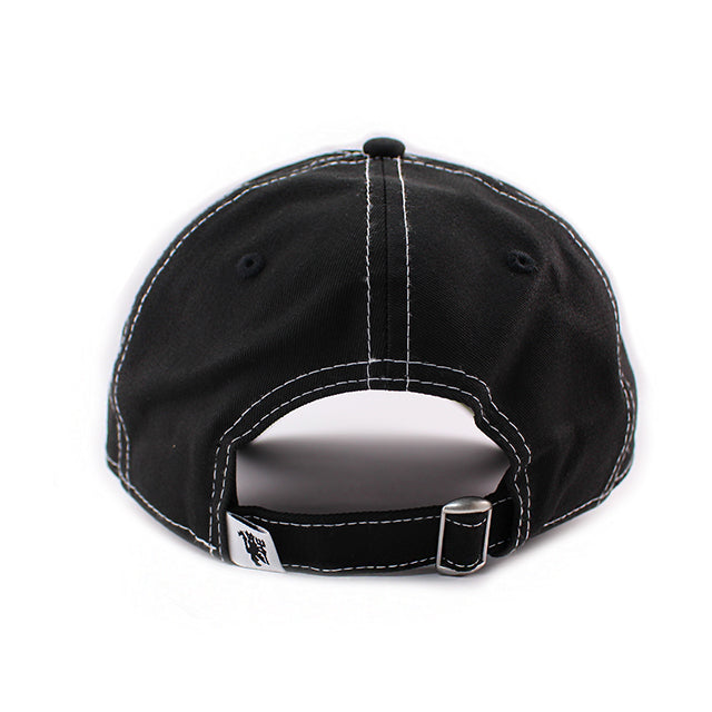 ニューエラ キャップ 9TWENTY マンチェスター ユナイテッドFC PREMIER LEAGUE CONTRAST STITCH STRAPBACK CAP BLACK