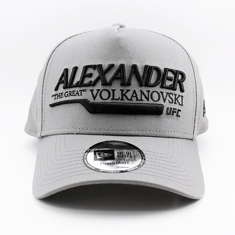 アレクサンダー ヴォルカノフスキーモデル ニューエラ キャップ 9FORTY スナップバック UFC E-FRAME ALEX VOLKANOVSKI SNAPBACK CAP GREY