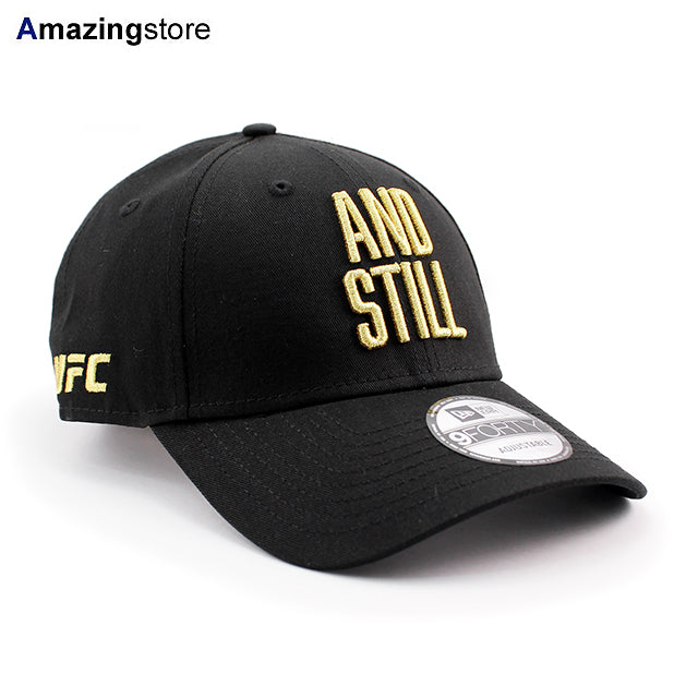 ニューエラ キャップ 9FORTY ストラップバック UFC STILL CHAMP STRAPBACK CAP BLACK