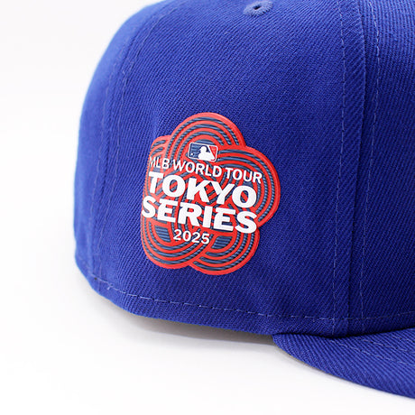 即日発送 2025 東京シリーズモデル ニューエラ キャップ 59FIFTY ロサンゼルス ドジャース MLB TOKYO SERIES ON-FIELD FITTED CAP ROYAL BLUE