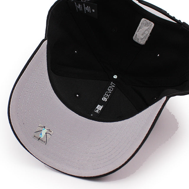 ニューエラ キャップ 9SEVENTY ストレッチ スナップバック サンアントニオ スパーズ NBA STRETCH SNAPBACK CAP BLACK