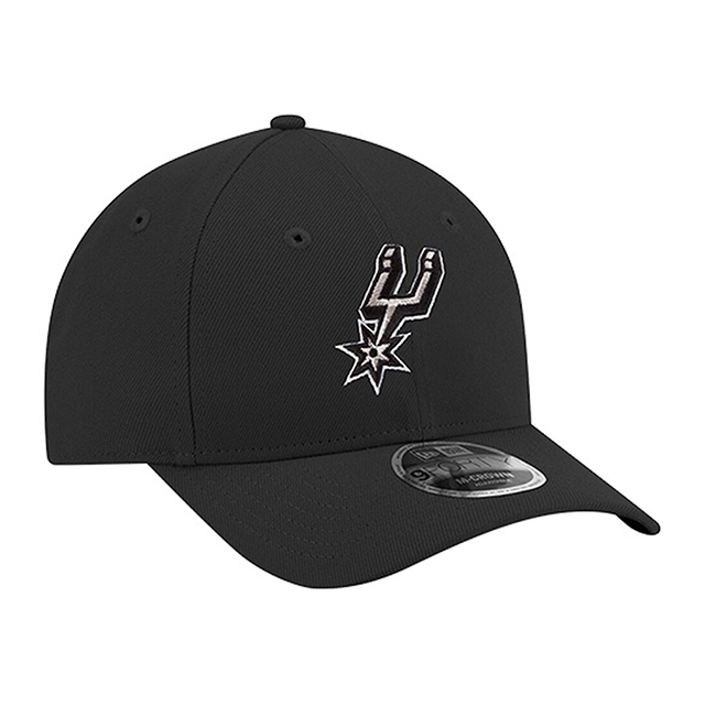 ニューエラ 9FORTY M-CROWN スナップバック サンアントニオ スパーズ NBA SNAPBACK CAP BLACK