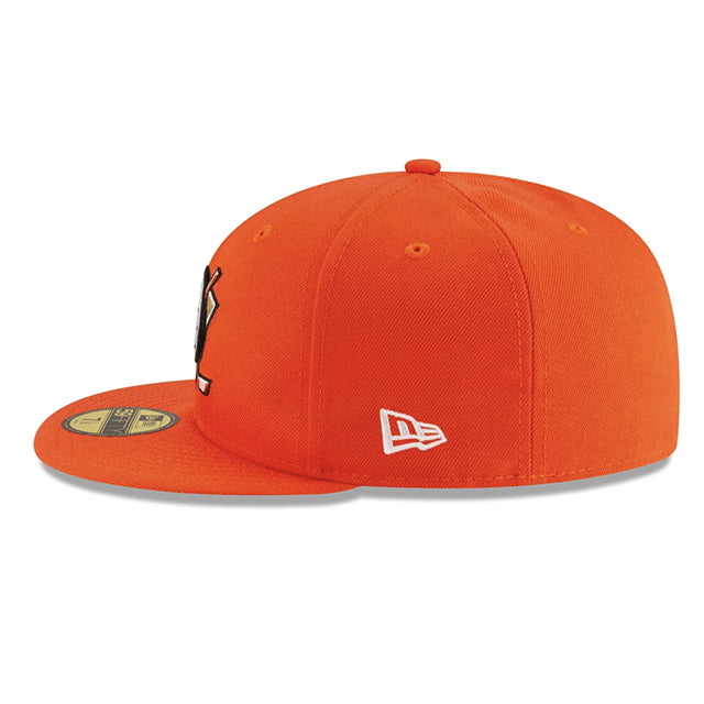 ニューエラ キャップ 59FIFTY アナハイム ダックス NHL TEAM BASIC FITTED CAP ORANGE