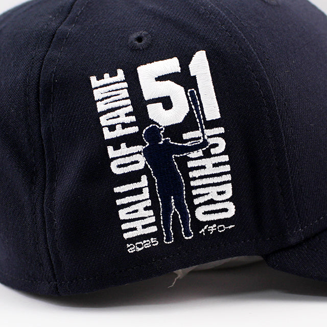 イチロー選手 HALL OF FAMEモデル ニューエラ キャップ 39THIRTY シアトル マリナーズ FLEX FIT CAP NAVY
