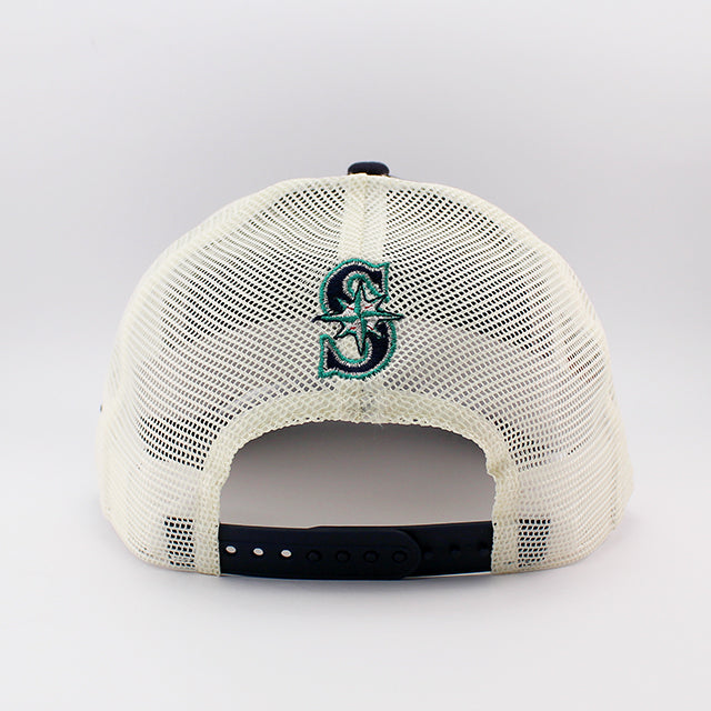 イチロー選手 HALL OF FAMEモデル ニューエラ キャップ 9FORTY M-CROWN スナップバック シアトル マリナーズ ICHIRO SNAPBACK CAP NAVY