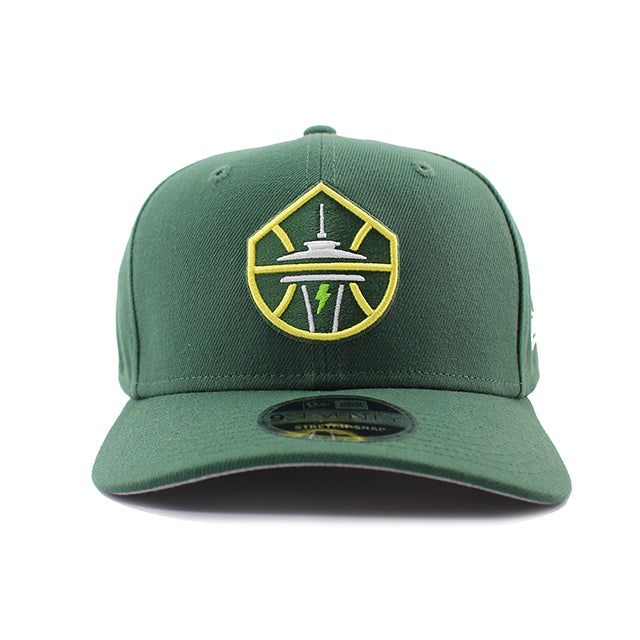ニューエラ キャップ 9SEVENTY ストレッチ スナップバック シアトル ストーム WNBA STRETCH SNAPBACK CAP GREEN