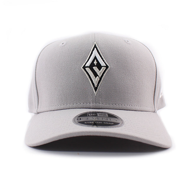 ニューエラ キャップ 9SEVENTY ストレッチ スナップバック ラスベガス エーシズ WNBA STRETCH SNAPBACK CAP GRAY