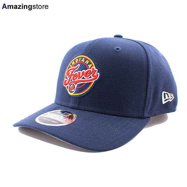 ニューエラ キャップ 9SEVENTY ストレッチ スナップバック インディアナ フィーバー WNBA STRETCH SNAPBACK CAP NAVY