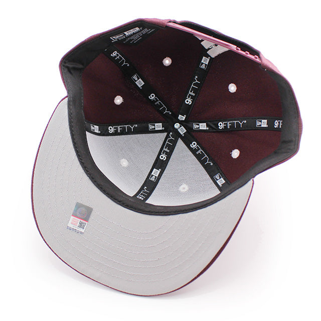 アディダスコラボ ニューエラ キャップ 9FIFTY テキサス A&M アギーズ NCAA SNAPBACK CAP MAROON