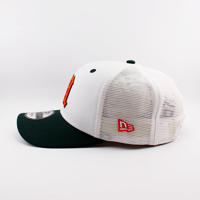 アディダスコラボ ニューエラ キャップ 9SEVENTY スナップバック マイアミ ハリケーンズ NCAA MESH SNAPBACK CAP