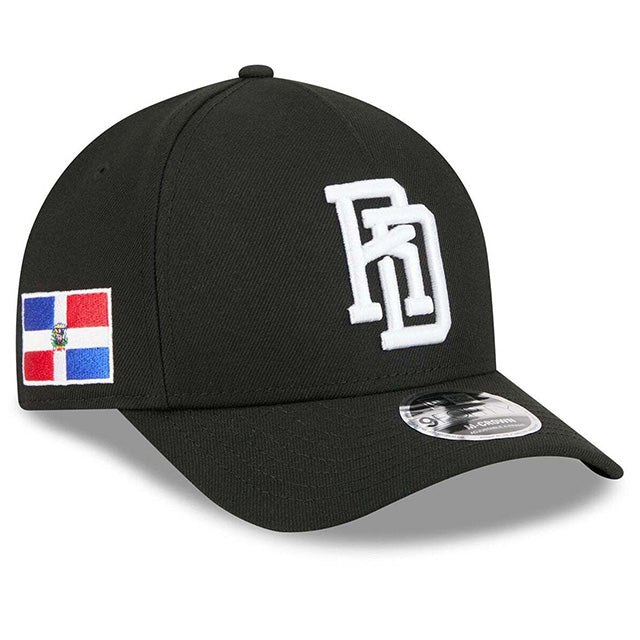 ニューエラ キャップ 9FORTY M-CROWN A-FRAME WBC ドミニカ共和国 2026 WORLD BASEBALL CLASSIC SNAPBACK CAP BLACK WHITE
