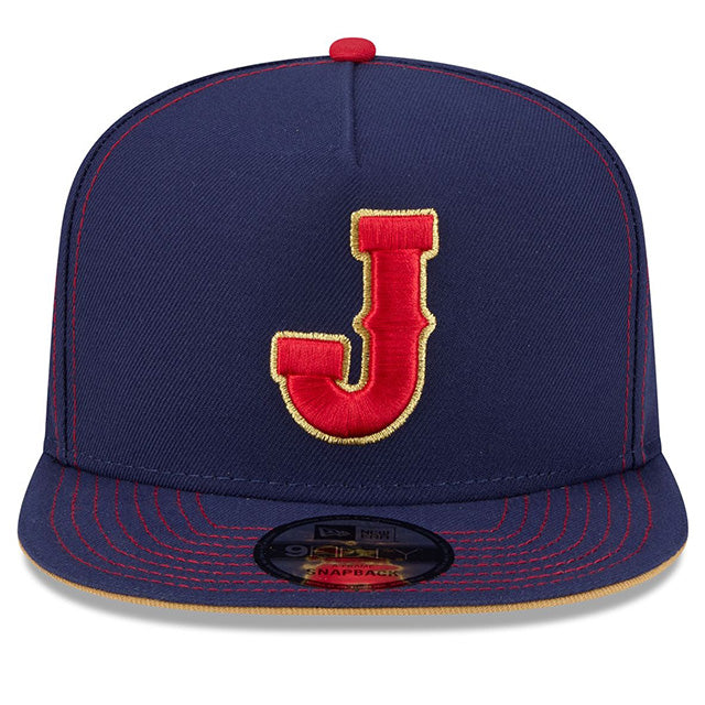 ニューエラ キャップ 9FIFTY A-FRAME WBC 日本 2026 WORLD BASEBALL CLASSIC SNAPBACK CAP NAVY