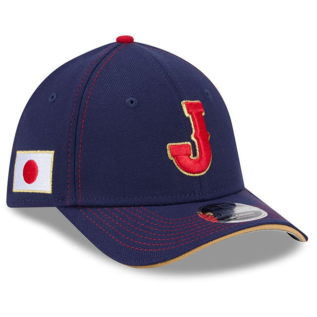 ニューエラ キャップ 39THIRTY M-CROWN WBC 日本 2026 WORLD BASEBALL CLASSIC CLASSIC FLEX FIT CAP NAVY