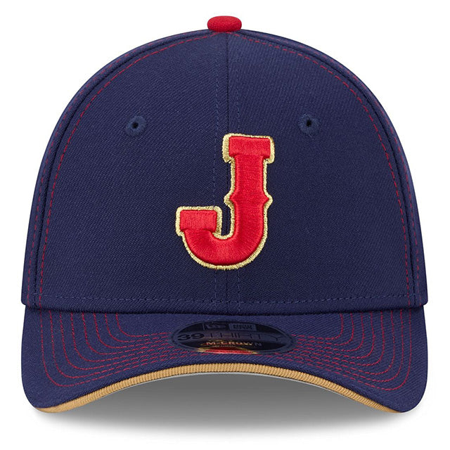 ニューエラ キャップ 39THIRTY M-CROWN WBC 日本 2026 WORLD BASEBALL CLASSIC CLASSIC FLEX FIT CAP NAVY