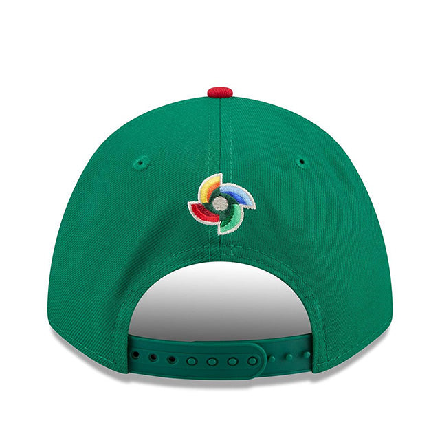 2026 ワールドベースボールクラシックモデル 子供用 ニューエラ 9FORTY M-CROWN スナップバック メキシコ 2026 WORLD BASEBALL CLASSIC YOUTH SNAPBACK CAP GREEN RED