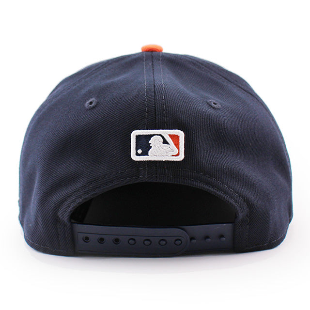 ニューエラ キャップ 9SEVENTY ストレッチ スナップバック デトロイト タイガース MLB PLAYER REPLICA STRETCH SNAPBACK CAP NAVY ORANGE