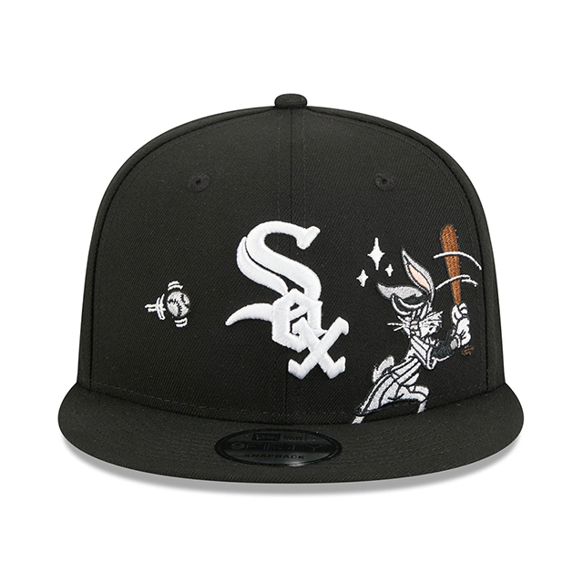 ニューエラ ルーニー テューンズ キャップ 9FIFTY シカゴ ホワイトソックス MLB BUGS BUNNY SWING SNAPBACK CAP BLACK