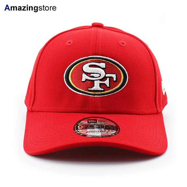 ニューエラ 9FORTY サンフランシスコ 49ERS NFL TEAM-BASIC STRAPBACK CAP RED