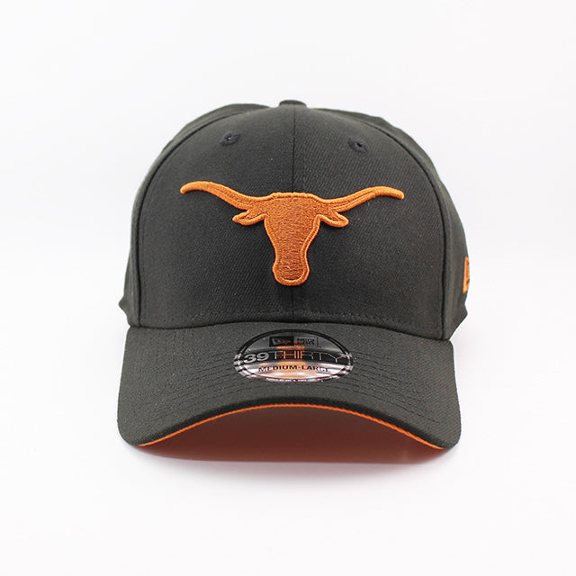 ニューエラ キャップ 39THIRTY テキサス ロングホーンズ NCAA TEAM CLASSIC FLEX FIT CAP BLACK