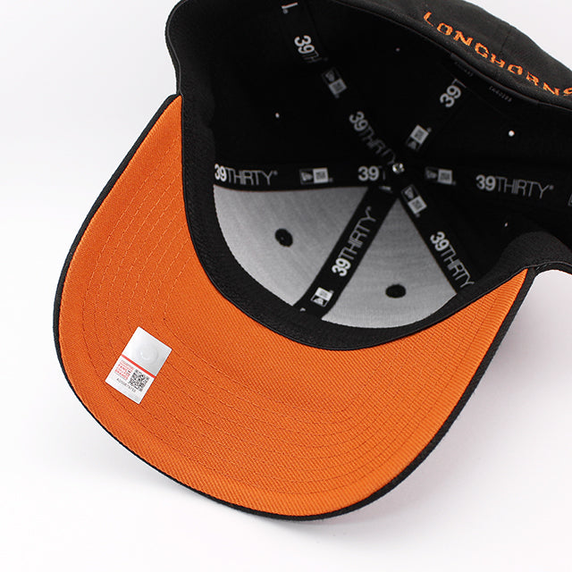 ニューエラ キャップ 39THIRTY テキサス ロングホーンズ NCAA TEAM CLASSIC FLEX FIT CAP BLACK