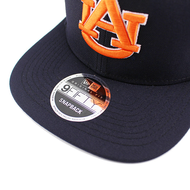 ニューエラ キャップ 9FIFTY オーバーン タイガース NCAA ORIGINAL FIT SNAPBACK CAP NAVY