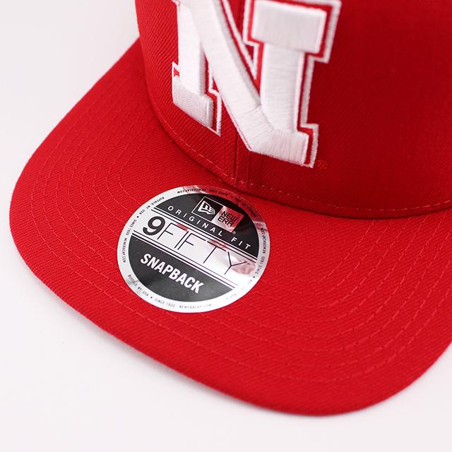 ニューエラ キャップ 9FIFTY ネブラスカ コーンハスカーズ NCAA ORIGINAL FIT SNAPBACK CAP RED