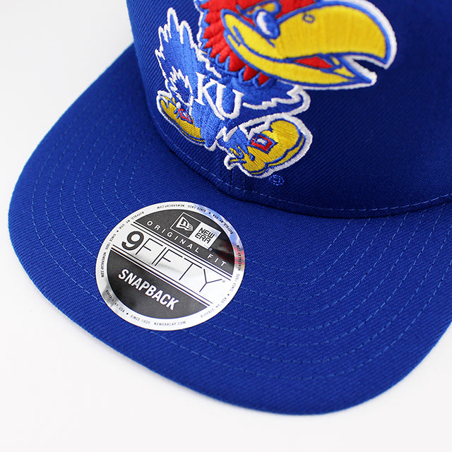 ニューエラ キャップ 9FIFTY カンザス ジェイホークス NCAA ORIGINAL FIT SNAPBACK CAP NEW ERA KANSAS JAYHAWKS