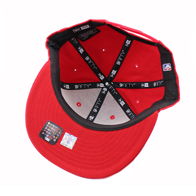 ニューエラ キャップ 9FIFTY スナップバック NBA LEAGUE LOGO SNAPBACK CAP RED