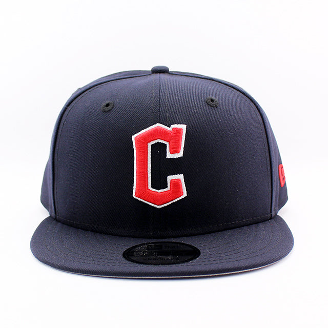 ニューエラ キャップ 9FIFTY スナップバック クリーブランド ガーディアンズ MLB SNAPBACK CAP NAVY