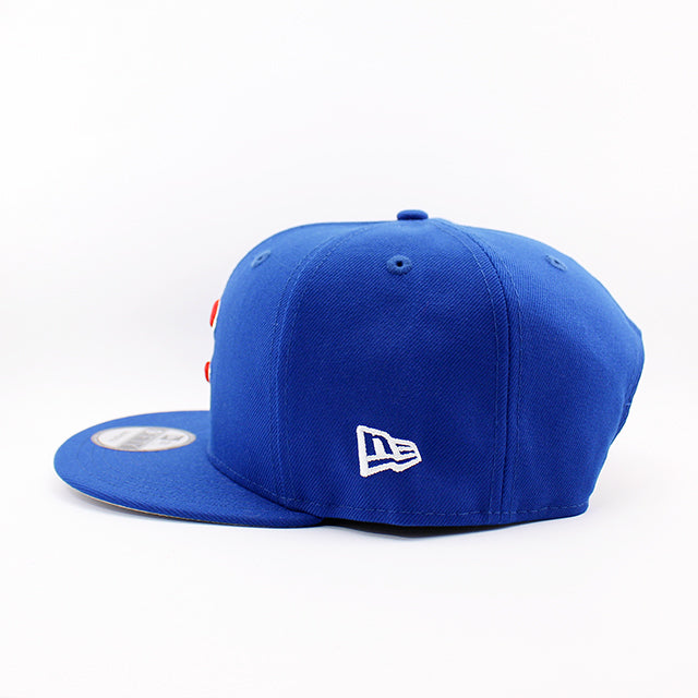 ニューエラ キャップ 9FIFTY スナップバック シカゴ カブス MLB SNAPBACK CAP BLUE
