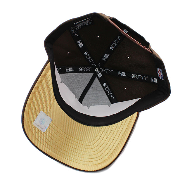 ニューエラ キャップ 9FORTY スナップバック アトランタ ファルコンズ NFL SUPER BOWL XXXIII A-FRAME SNAPBACK CAP BROWN