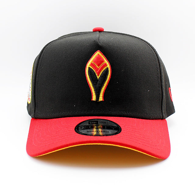 ニューエラ キャップ 9FORTY スナップバック アトランタ ブレーブス MLB 1972 ALL STAR GAME A-FRAME SNAPBACK CAP BLACK RED