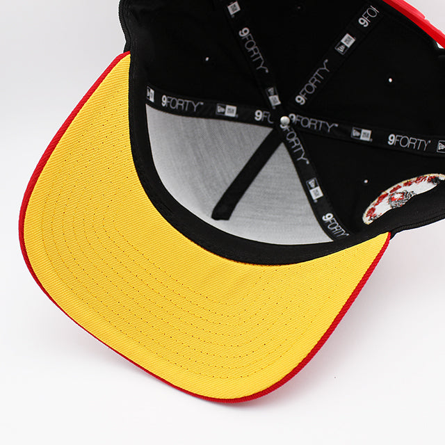 ニューエラ キャップ 9FORTY スナップバック アトランタ ブレーブス MLB 1972 ALL STAR GAME A-FRAME SNAPBACK CAP BLACK RED